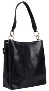 Сумка на плечо MONNARI SHOPPER Black LOGO BELT