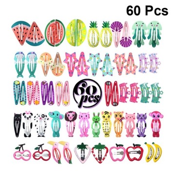 60 SZT. SPINKA DO WŁOSÓW SZPKA DO WŁOSÓW NARZĘDZIE DO STYLIZACJI WŁOSÓW DRUKOWANIE ZESTAWY Wpinki BOBBY PIN