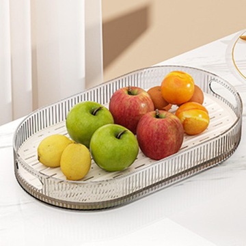 Поднос для завтрака Vanity Platter Универсальный прозрачный декоративный поднос
