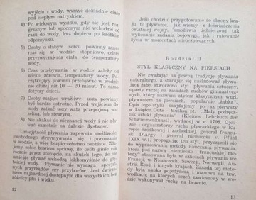 Uczmy się pływać Biblioteczka Sportowa 1947