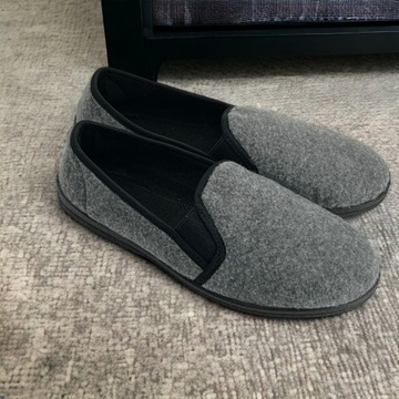 Pánske papuče teplé šedé 42