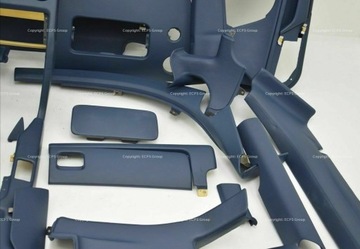 Lamborghini Gallardo Полный синий кожаный салон.