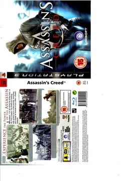 PS3 ASSASSIN'S CREED 1 I jesteś ASASYNEM, najlepszym SKRYTOBÓJCĄ w ZAKONIE