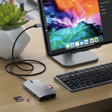 USB C HDMI HUB SATECHI ON THE GO МУЛЬТИПОРТОВЫЙ
