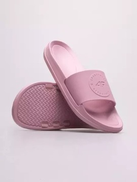 KLAPKI 4F DAMSKIE BASENOWE SPORTOWE OBUWIE WYGODNE WSUWANE - RÓŻOWE r. 36