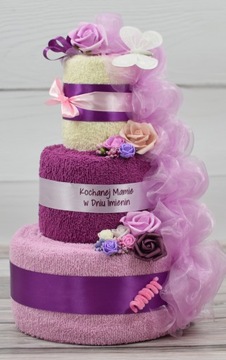 Торт с 4 полотенцами ПОДАРОК ​​на годовщину свадьбы