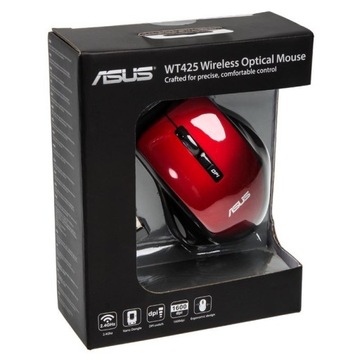 ASUS WT425 myszka Po prawej stronie RF Wireless Optyczny 1600 DPI