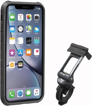 TOPEAK Unisex – etui na smartfon dla dorosłych: RideCase, czarne, 15,5 cm