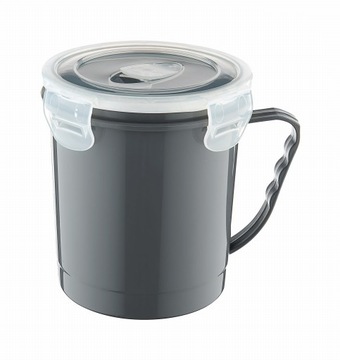 KUBEK NA ZUPĘ ŻYWNOŚĆ DO MIKROFALI Z POKRYWKĄ 0,7L