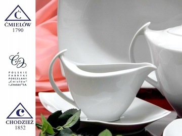 C000 Блюдце 14,5 БЕЛЫЙ АКЦЕНТ ХОДЗЕЖСКИЙ ФАРФОР