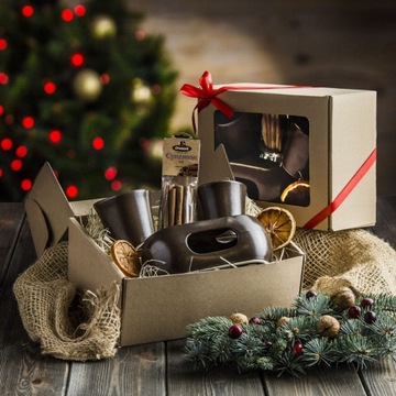 ПОДАРОЧНЫЙ НАБОР МОЛЛИРОВАННОГО ВИНА с 2 кружками