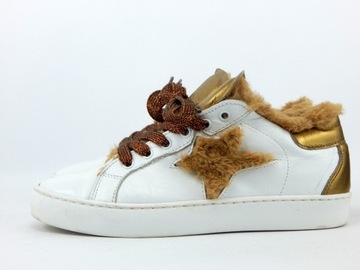 Buty skóra FEDERICA LANCIONI r 38/24,4 cm IDEALNE