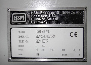 Пресс-подборщик HSM 500 VL