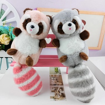 Pluszaki Racoon luzem Mini zabawki