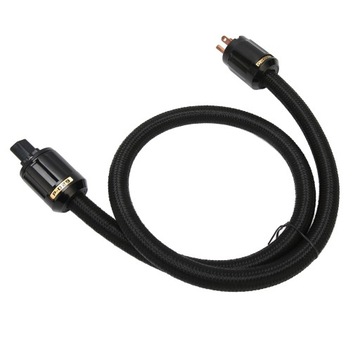 kabel zasilacz hifi 12awg, 3-rdzeniowy wtyk z czystym miedzią, 125 v, 15 a