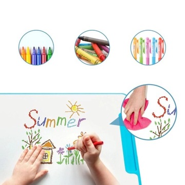 Установите стол и кресло для детей со светодиодной лампой