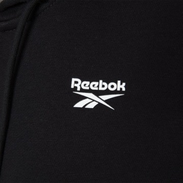 REEBOK Bluza Identity Small Logo H54754 Czarny Regular Fit