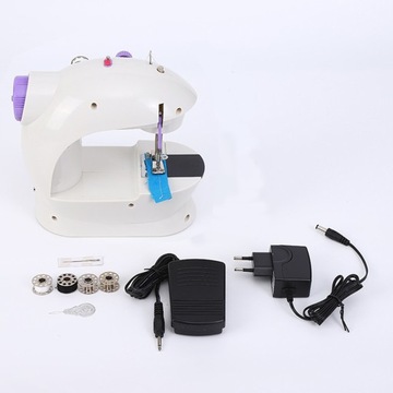 ПОРТАТИВНАЯ ШВЕЙНАЯ МАШИНА МИНИ АКСЕССУАРЫ + БЕСПЛАТНЫЕ ПОДАРКИ С ПОДСВЕТКОЙ 2 РЕЖИМА