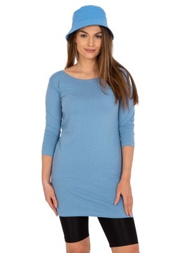 TUNIKA DAMSKA BAWEŁNA rękaw 3/4 na co dzień - 2XL