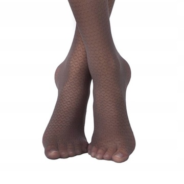 Колготки с ажурным узором PERFINO