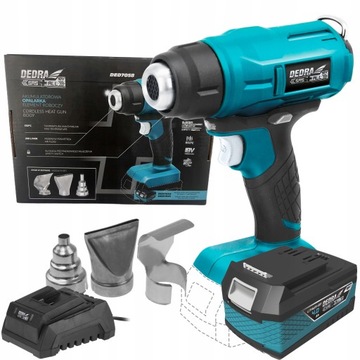 DEDRA OPALARKA AKUMULATOROWA 550°C 18V 3 DYSZE 4Ah