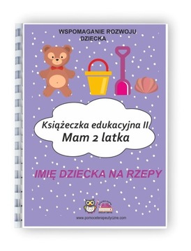 Książeczka edukacyjna Mam 2 latka dla dziewczynki