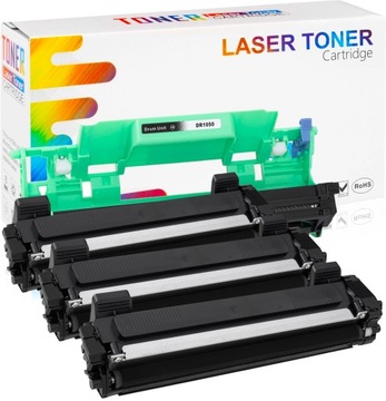3 TONER BĘBEN DO HL1110 DCP-1510E DCP-1512E TN1030