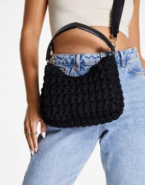 Topshop Torebka szydełkowana crossbody defekt