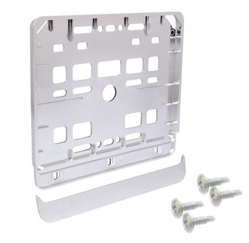 Ramka tablicy rejestracyjnej MOTOCYKLOWA Chrom