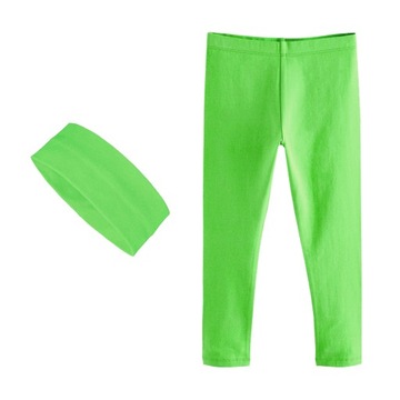 ZESTAW LEGGINSY + OPASKA NA GŁOWĘ BAWEŁNA 146