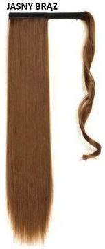 ПРИКРЕПЛЕННАЯ БЛОНДИНКА ПОНИ ХВОСТ 60см как НАТУРАЛЬНЫЙ