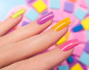 CLARESA PASTEL GLAM 1 PEACH HYBRID NAIL БЛЕСК ДЛЯ ГУБ С ЖЕМЧУГОМ