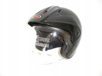 KASK PÓŁOTWARTY SKUTER CHOPPER DRAG LIVWAT CZARNY