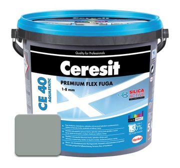 CERESIT CE40 Fuga Wodoodporna Elastyczna Steel 5kg