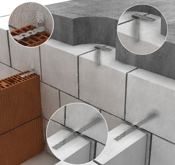 LS2 Соединитель настенный, оцинкованные стенки, 40 шт.