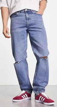 NEW LOOK SPODNIE JEANSOWE KLASYCZNE 36/34 VAI