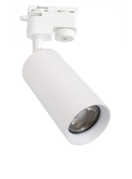 LAMPA NA SZYNĘ 1 FAZA BIAŁY-WYMIENNA ŻARÓWKA GU10