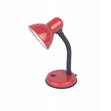 LAMPKA BIURKOWA SZKOLNA 1x40W E27 SOFI CZERWONA