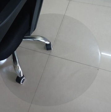Коврик на стул круглый, 1 мм, диаметр 50 см.