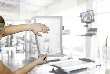 DURAFRAME ПРИМЕЧАНИЕ А4 САМОКЛЕЯЩАЯСЯ РАМКА СЕРЕБРЯНАЯ