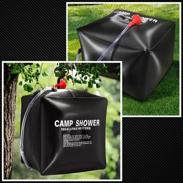 СОЛНЕЧНЫЙ ТУРИСТИЧЕСКИЙ ДУШ С ПОДОГРЕВОМ ДЛЯ КЕМПИНГОВ И ПОЛЕВЫХ КЕМПИНГОВ 40Л