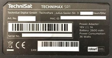 BATTERIA SR1.0000/7030 DO TECHNIMAX SR1