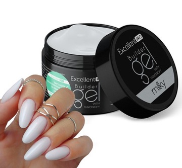 EXCELLENT PRO BUILDER GEL ŻEL BUDUJĄCY Z TIKSOTROPIĄ MILKY MLECZNY 50 g