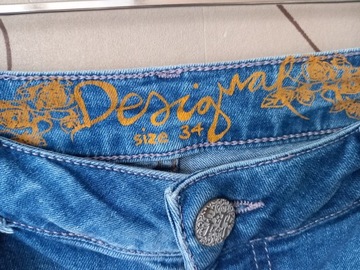 DESIGUAL-SUPER SPODNIE 34 J9