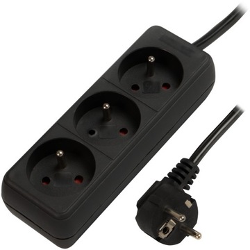 ПРОЧНЫЙ УДЛИНИТЕЛЬ ПИТАНИЯ 3 РОЗЕТКИ 1,5 М