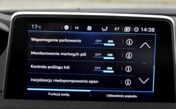 Peugeot 3008 II Crossover 1.6 BlueHDi 120KM 2017 Peugeot 3008 SKORA GT FULL Navi. BLIS linne assist Grzane fotele 1.6 120KM, zdjęcie 32