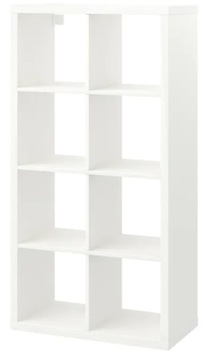 Ikea KALLAX Regał, biały, 77x147 cm
