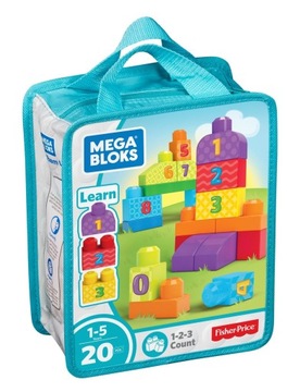 MEGA BLOKS KLOCKI LICZYMY 1-2-3 FISHER PRICE