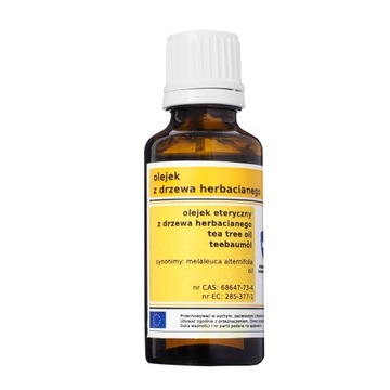 OLEJEK eteryczny Z DRZEWA HERBACIANEGO 30ml BIOMUS z drzewka herbacianego