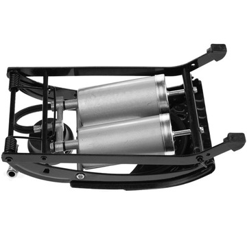 МОЩНЫЙ ДВУХПОРШНЕВЫЙ ВЕЛОСИПЕДНЫЙ НАСОС НА НОЖКАХ